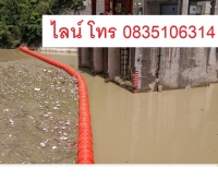 ทุ่นกันขยะ ทุ่นลอยน้ำกันขยะ ทุ่นกันขยะในทะเลในคลองรีสอร์ทโรงแรมพูลวิลล่า